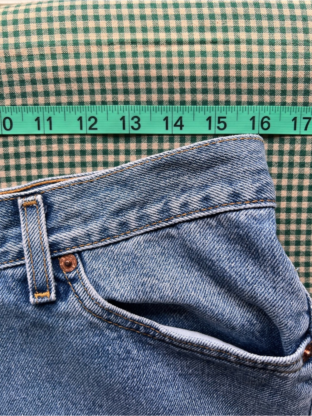 Levi's 517s Light Blue Bootcut Jeans - Picture 5 of 8